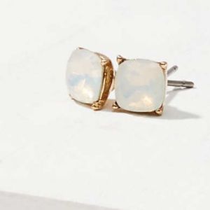 NWOT Opalescent Rounded Square Earrings